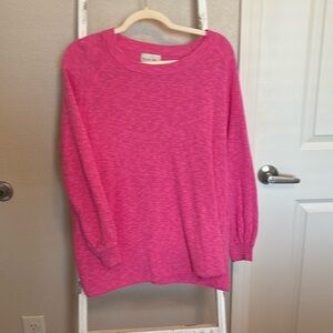 Boatneck Bright Pink Sweater